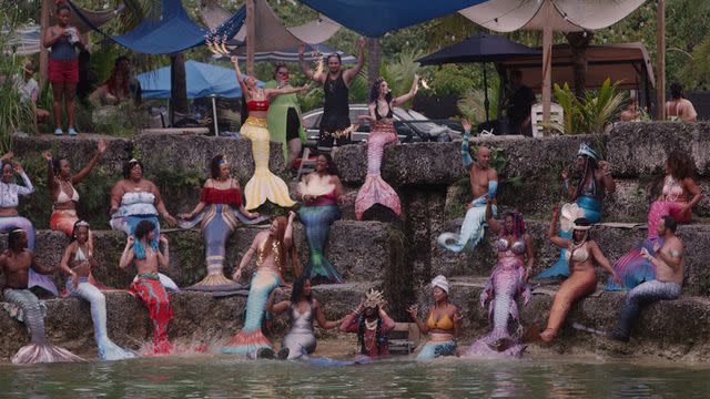 NETFLIX Afro Mermaid members in MerPeople