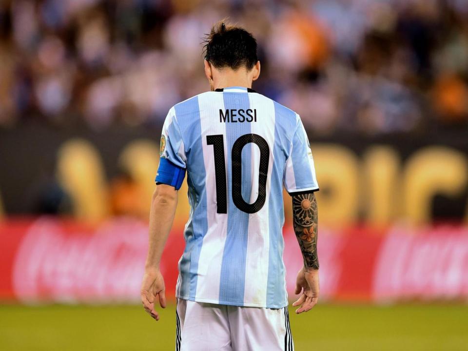 Messi will miss four of Argentina's five remaining qualifying games (Getty)