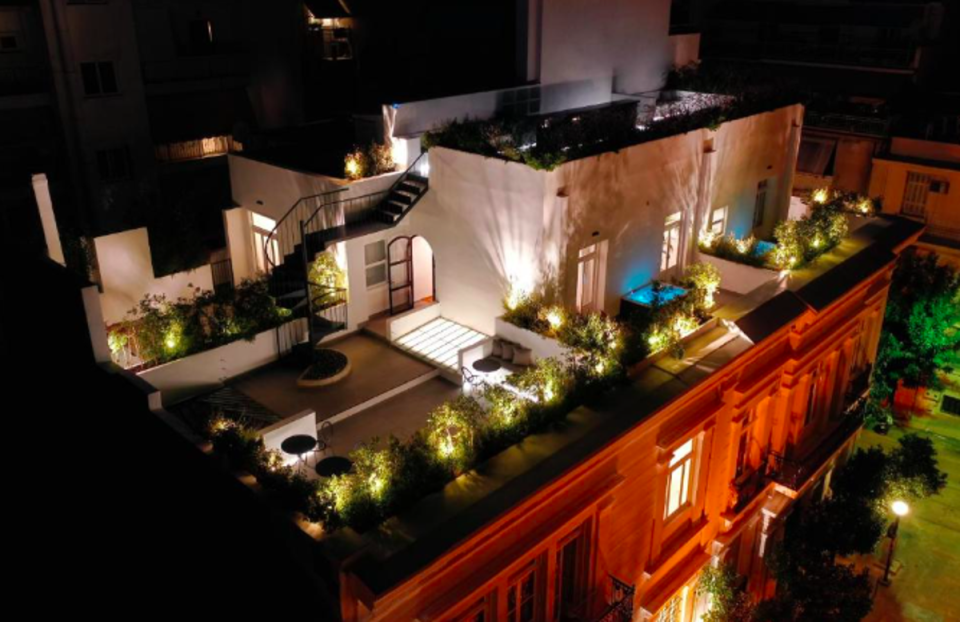 Sip a cocktail on this private roof terrace (Booking.com)