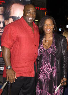 Michael Clarke Duncan and wife at the Westwood premiere of MGM's Bandits