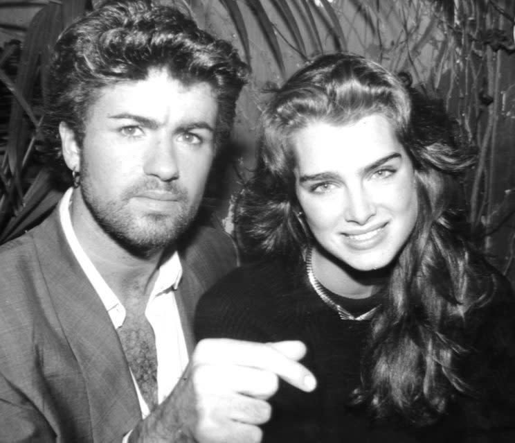 Michael with Brooke Shields in 2002. (Photo: Richard Corkery/NY Daily News Archive via Getty Images)