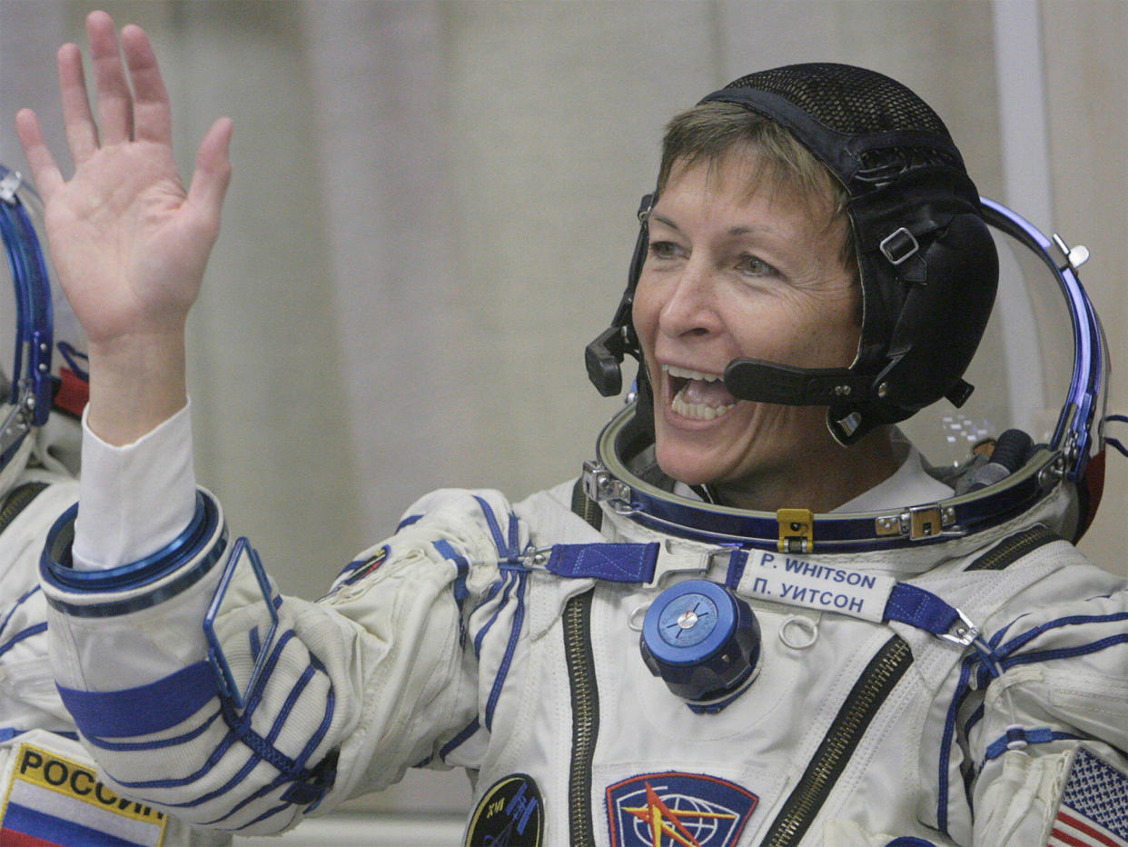 Peggy Whitson, who holds records for the most spacewalks carried out by a woman astronaut: Getty