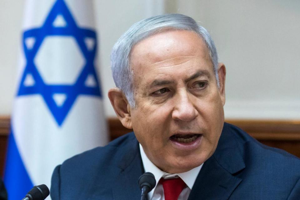 Israel Prime Minister Benjamin Netanyahu said Mr Corbyn deserved 'unequivocal condemnation' (AP)
