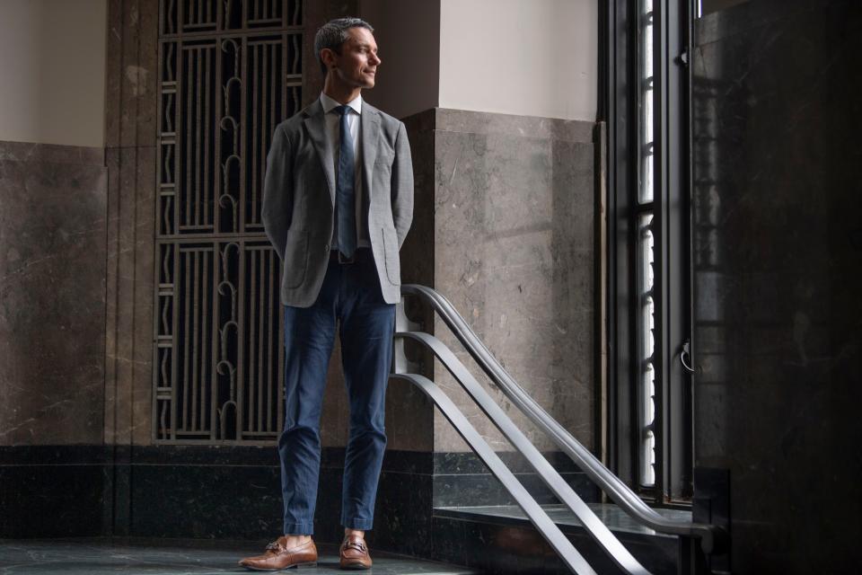 Portrait of Director Seth Feman at Frist Museum of Art in Nashville, Tenn., Monday, Aug. 14, 2023.