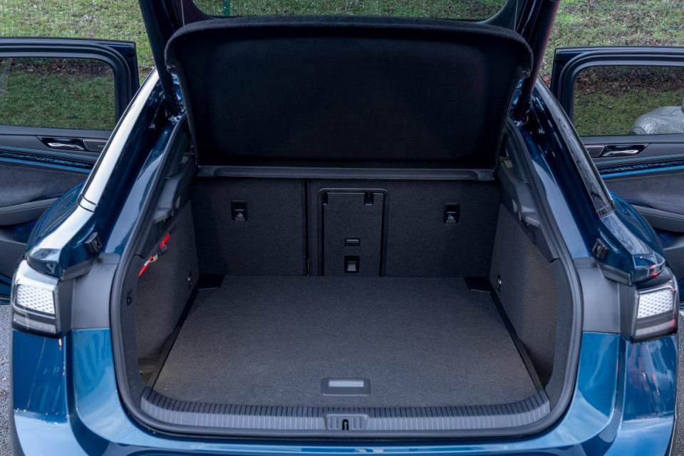 The ID.7 has plenty of space for luggage in its 500-litre boot (Volkswagen)