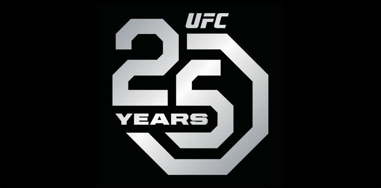 UFC 25th Anniversary Logo