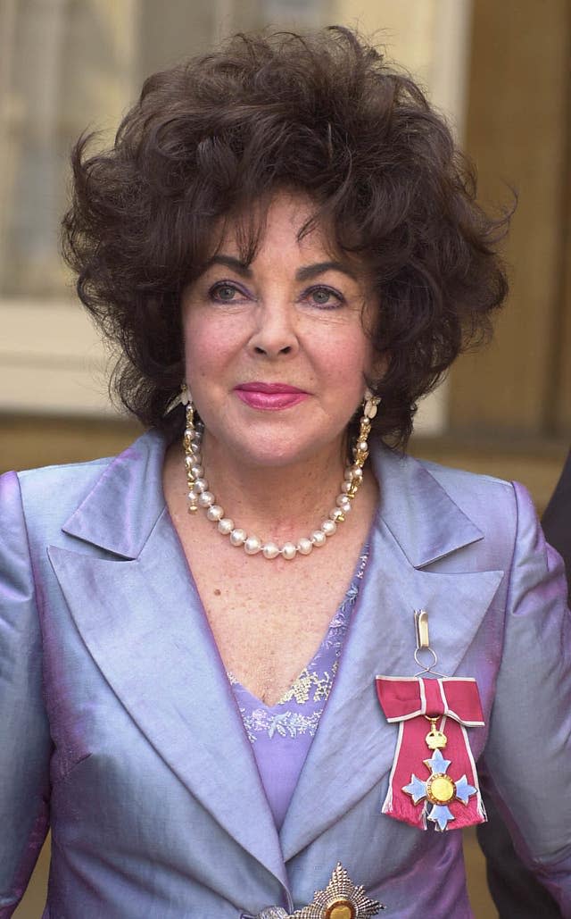 OBE Liz Taylor Buck Palace