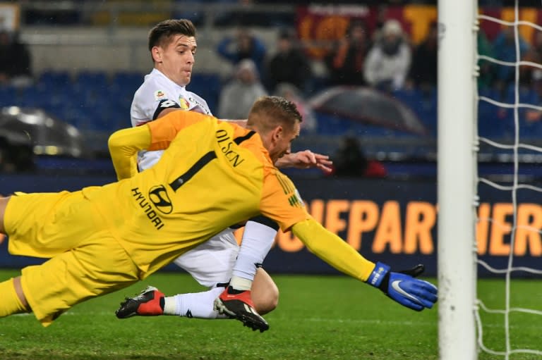 Genoa forward Krzysztof Piatek overtakes Cristiano Ronaldo as the Serie A top scorer with his 12th goal