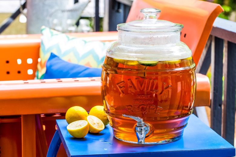 tea party ideas sun tea