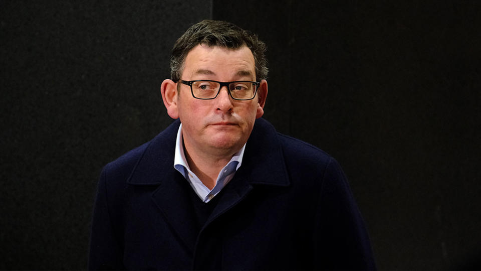 Victoria's Premier Daniel Andrews is pictured.