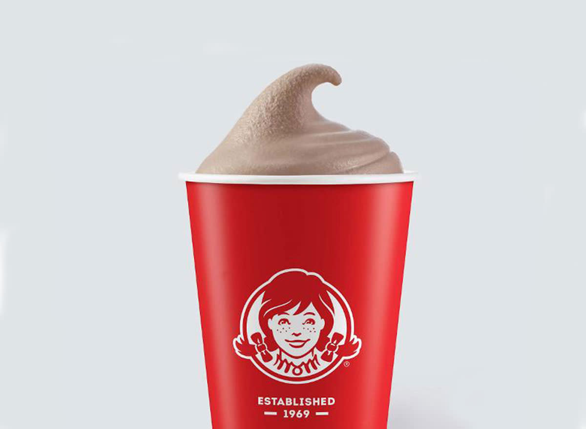 Wendy's chocolate icy