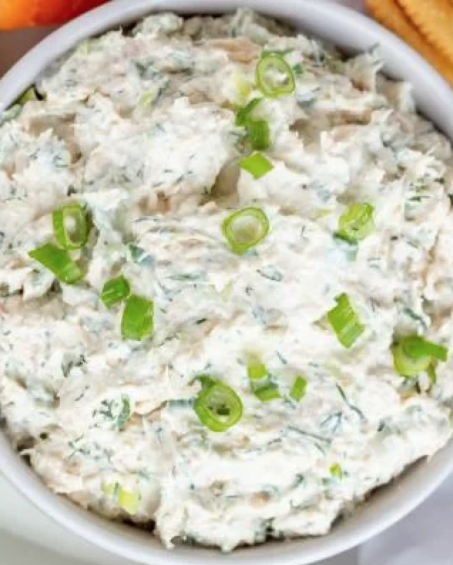 <p>Mom's Dish</p><p>This 15-minute canned salmon dip recipe is so creamy, flavorful and full of texture. Perfect as a spread on bagels or as a dip for your favorite crackers!</p><p><strong>Get the recipe: <a href="https://momsdish.com/15-minute-canned-salmon-dip" rel="nofollow noopener" target="_blank" data-ylk="slk:15-Minute Canned Salmon Dip;elm:context_link;itc:0;sec:content-canvas" class="link ">15-Minute Canned Salmon Dip</a></strong></p>