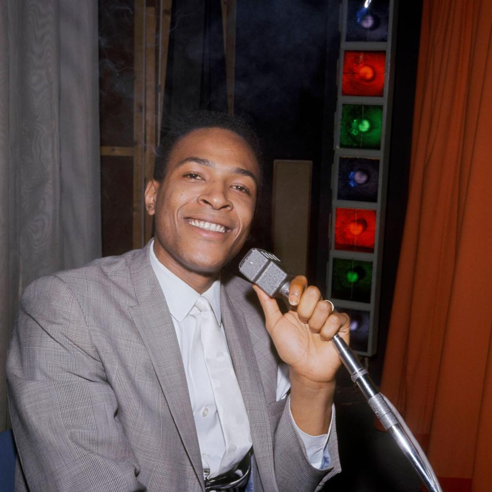 Singer Marvin Gaye at EMI House in London in November 1964 - David Redfern/Redferns