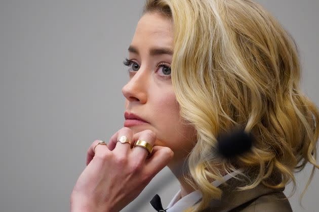 Amber Heard, ici au mois de mai 2022, au tribunal de Fairfax. (Photo: via Associated Press)