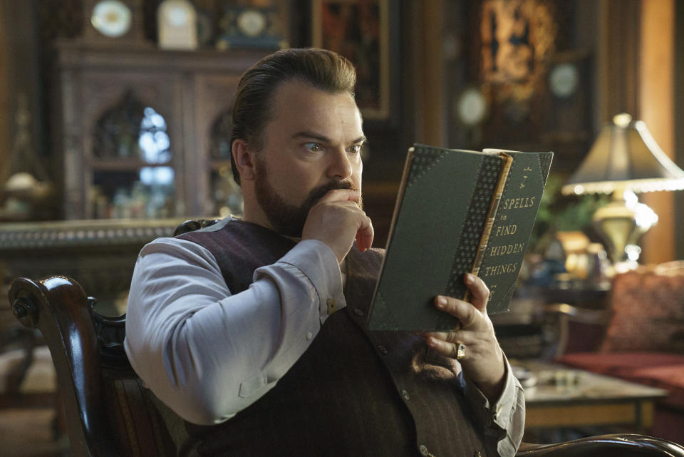 Jack Black in a scene from The House With A Clock in Its Walls. (Quantrell D. Colbert/Universal Pictures via AP)