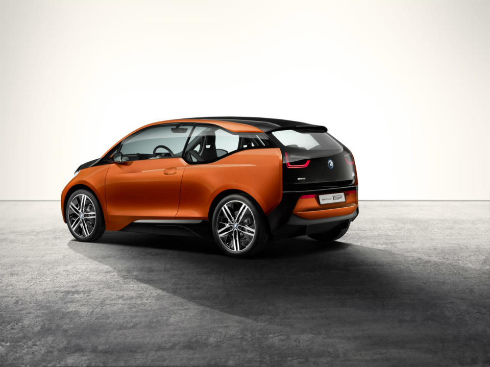 Like the i3 sedan and i8 plug-in luxury car, the three-door i3 Coupe shows off the ultramodern looks BMW plans to give its upcoming eco-friendly range.