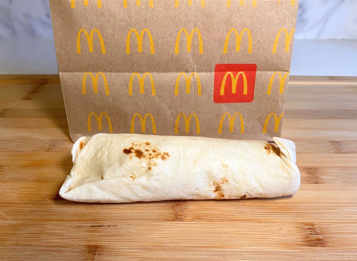 McDonald's Sausage Burrito