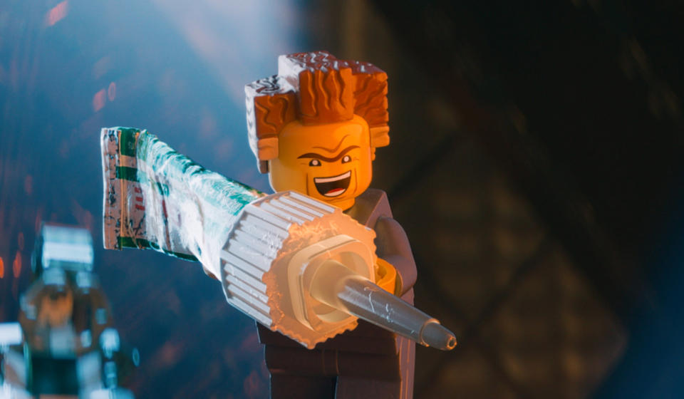 This image released by Warner Bros. Pictures shows the character President Business, voiced by Will Ferrell, in a scene from "The Lego Movie." (AP Photo/Warner Bros. Pictures)