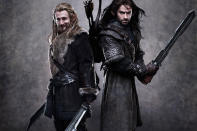 Dean O'Gorman als Fili und Aidan Turner als Kili