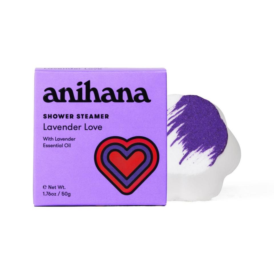 <p><a href="https://go.redirectingat.com?id=74968X1596630&url=https%3A%2F%2Fwww.target.com%2Fp%2Fanihana-aromatherapy-essential-oil-lavender-love-shower-steamer-1-76oz%2F-%2FA-84054961&sref=https%3A%2F%2Fwww.elle.com%2Fbeauty%2Fg45639034%2Fbest-shower-steamers%2F" rel="nofollow noopener" target="_blank" data-ylk="slk:Shop Now;elm:context_link;itc:0;sec:content-canvas" class="link ">Shop Now</a></p><p>Aromatherapy Essential Oil Lavender Love Shower Steamer</p><p>target.com</p><p>$3.49</p><span class="copyright">Amazon</span>