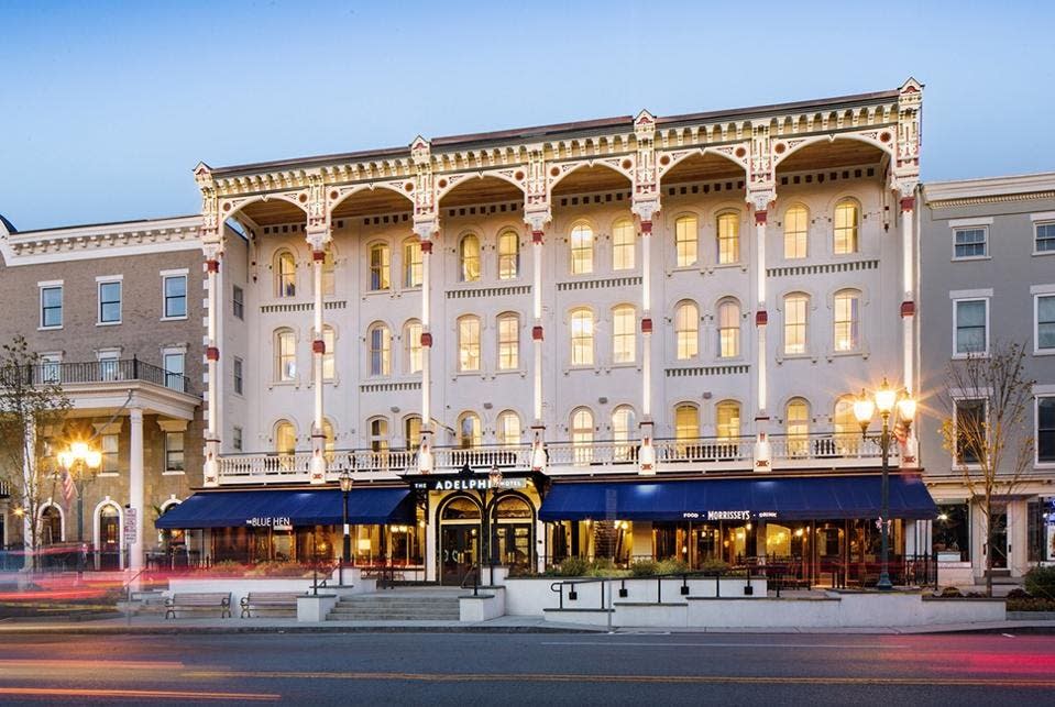 El Hotel Adelphi es un ícono de Saratoga Springs.