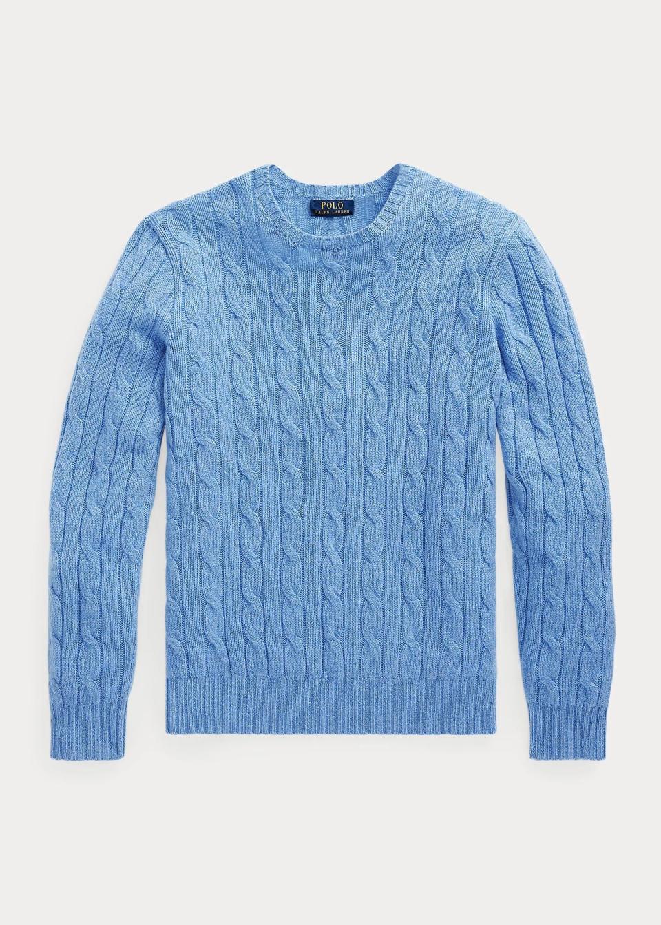 <p><a href="https://go.redirectingat.com?id=74968X1596630&url=https%3A%2F%2Fwww.ralphlauren.com%2Fmen-clothing-sweaters%2Fthe-iconic-cable-knit-cashmere-sweater%2F0042609438.html&sref=https%3A%2F%2Fwww.menshealth.com%2Fstyle%2Fg41993573%2Fcable-knit-sweaters-men%2F" rel="nofollow noopener" target="_blank" data-ylk="slk:Shop Now;elm:context_link;itc:0;sec:content-canvas" class="link ">Shop Now</a></p><p>The Iconic Cable-Knit Cashmere Sweater</p><p>ralphlauren.com</p><p>$329.99</p>