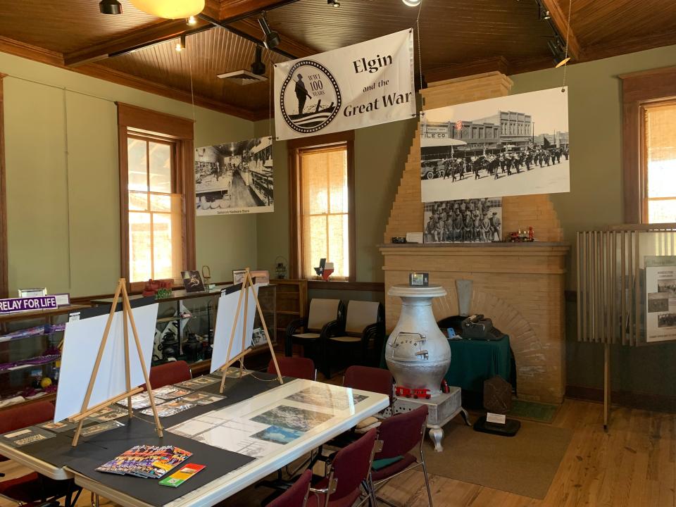 The spatial layout of the Elgin Depot Museum itself embodies history: The two main display rooms once served as the segregated Black and white railway passenger waiting rooms. A third room at the museum in downtown Elgin houses the local historical archives.