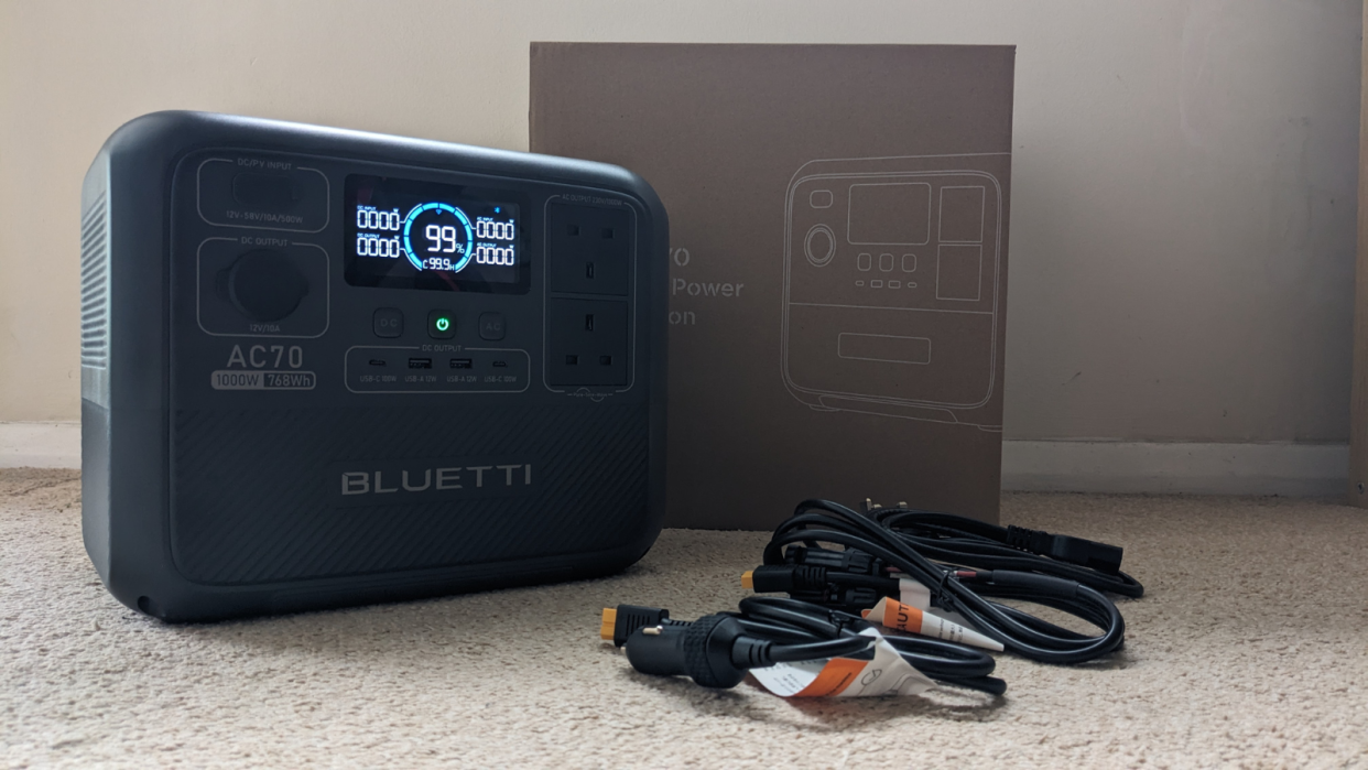  Bluetti AC70 during our test and review process. 