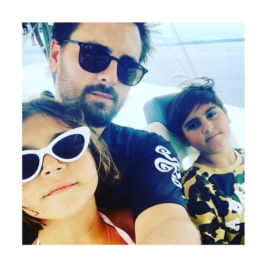 Scott Disick Dines at Nobu With Kourtney Kardashian and Their Kids After Sofia Richie Split