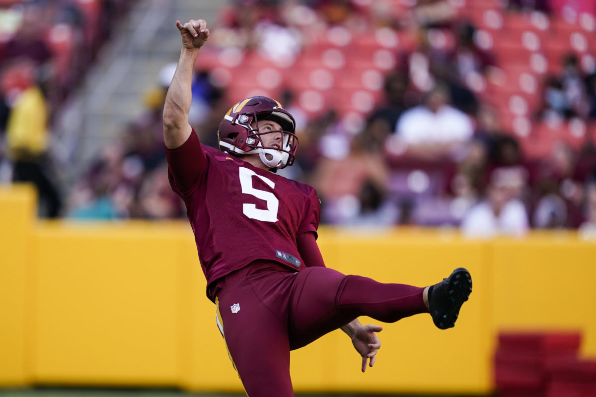 Commanders punter Tress Way named NFC special teams player of the