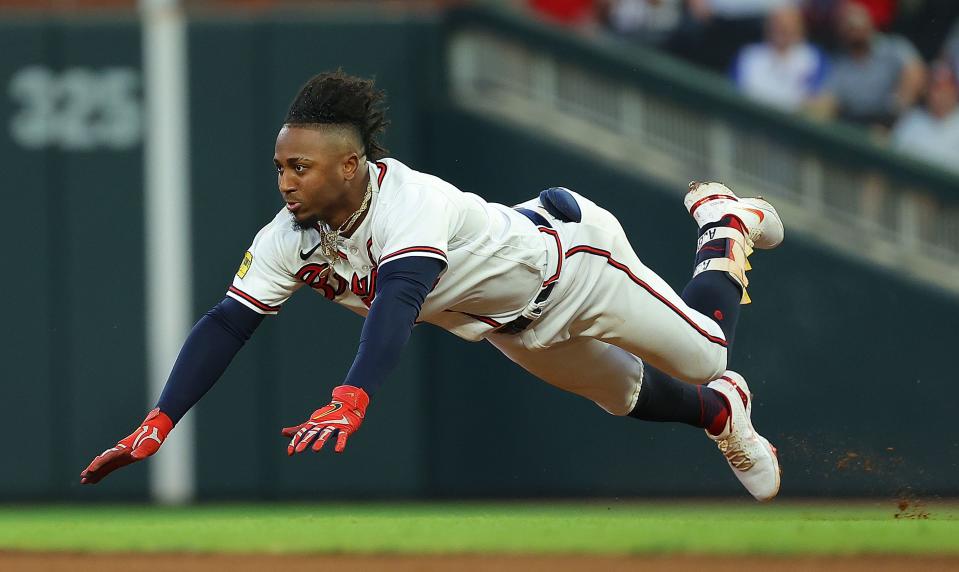 Infielder Ozzie Albies (Photo by Kevin C. Cox/Getty Images)