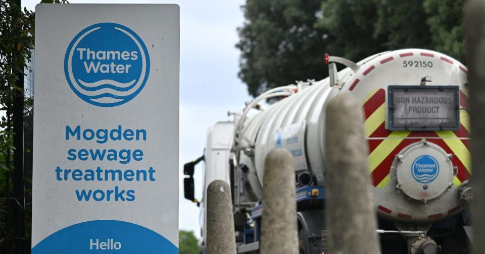 Thames Water was handed a multi-million fine for sewage dumping in rivers near Gatwick in 2017 (AFP via Getty Images)