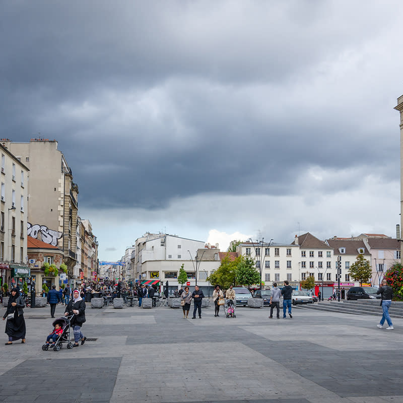 4ème ville française à la plus grande part de voies piétonnes : Saint Denis