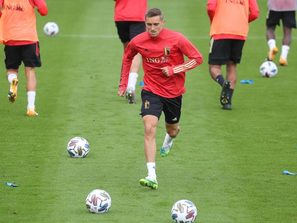 Timothy Castagne is currently away with Belgium on international duty: Getty