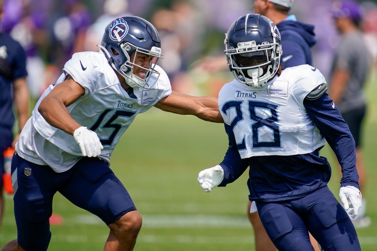 Tennessee Titans elevate DB Shyheim Carter, TE Kevin Rader from practice  squad