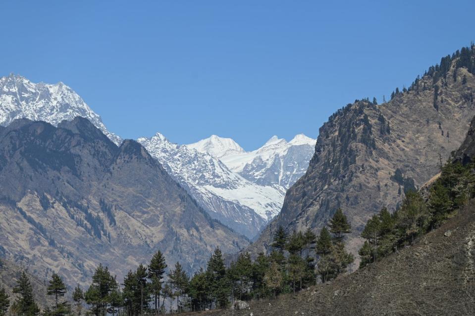 Representative: A snowcapped Himalayan mountain peak seen in Uttarakhand in this picture taken on 11 February 2021  (AFP via Getty Images)
