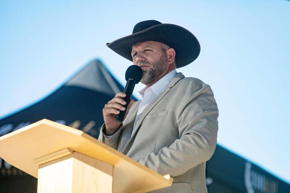 Ammon Bundy ran for governor in the 2022 election.