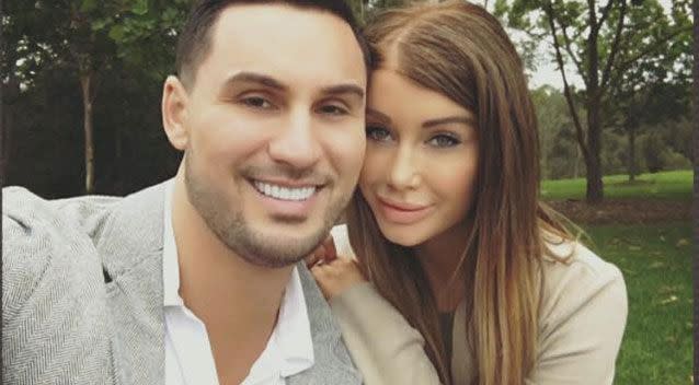 Salim Mehajer is pictured with his wife, Aysha Mehajer. Photo: Supplied.