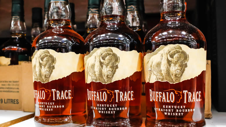 Bottles of Buffalo Trace