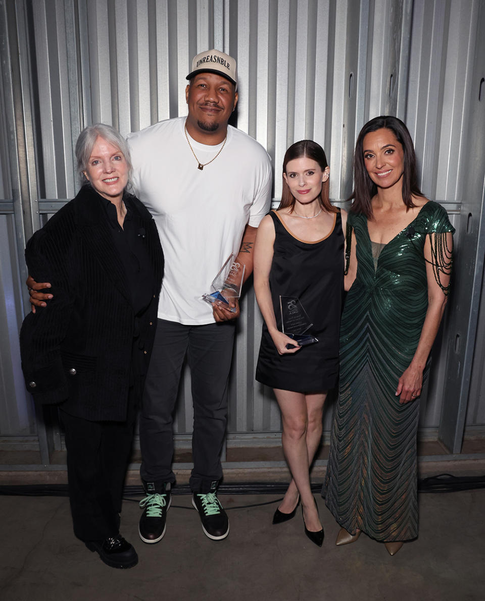 Maggie Baird, Travon Free, Kate Mara and Leah Garces at The Mercy for Animals 25th Annual Gala Celebration, Inside, Los Angeles, California, USA - 20 April 2024