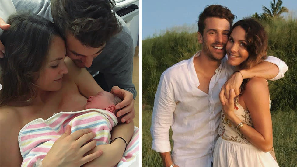 Bachelor Matty J and Laura Byrne welcome baby girl