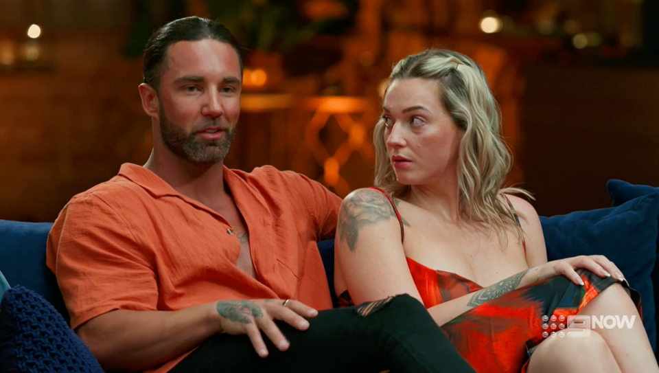 MAFS’ Jack Dunkley and Tori Adams.