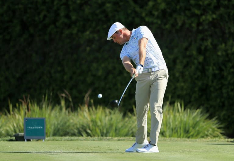 Bryson DeChambeau, who won his first PGA title at last July's John Deere Classic, closed the front nine at Bay Hill with three consecutive birdies, starting the run with an 18-footer at the par-three seventh