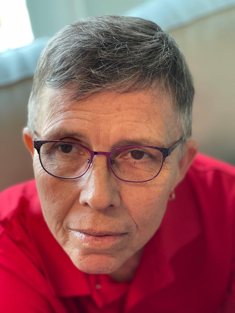 Cindy Wilker, a Florida woman who has faced discrimination as a lesbian, in 2022.