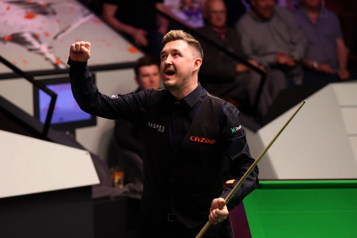 Kyren Wilson became just the ninth man to make a 147 at the Crucible  (Getty Images)