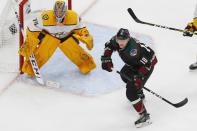 NHL: Western Conference Qualifications-Nashville Predators at Arizona Coyotes