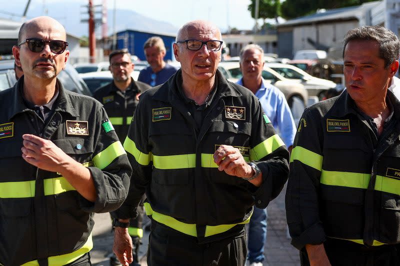 Rescue operations continue after a luxury yacht sank off Sicily