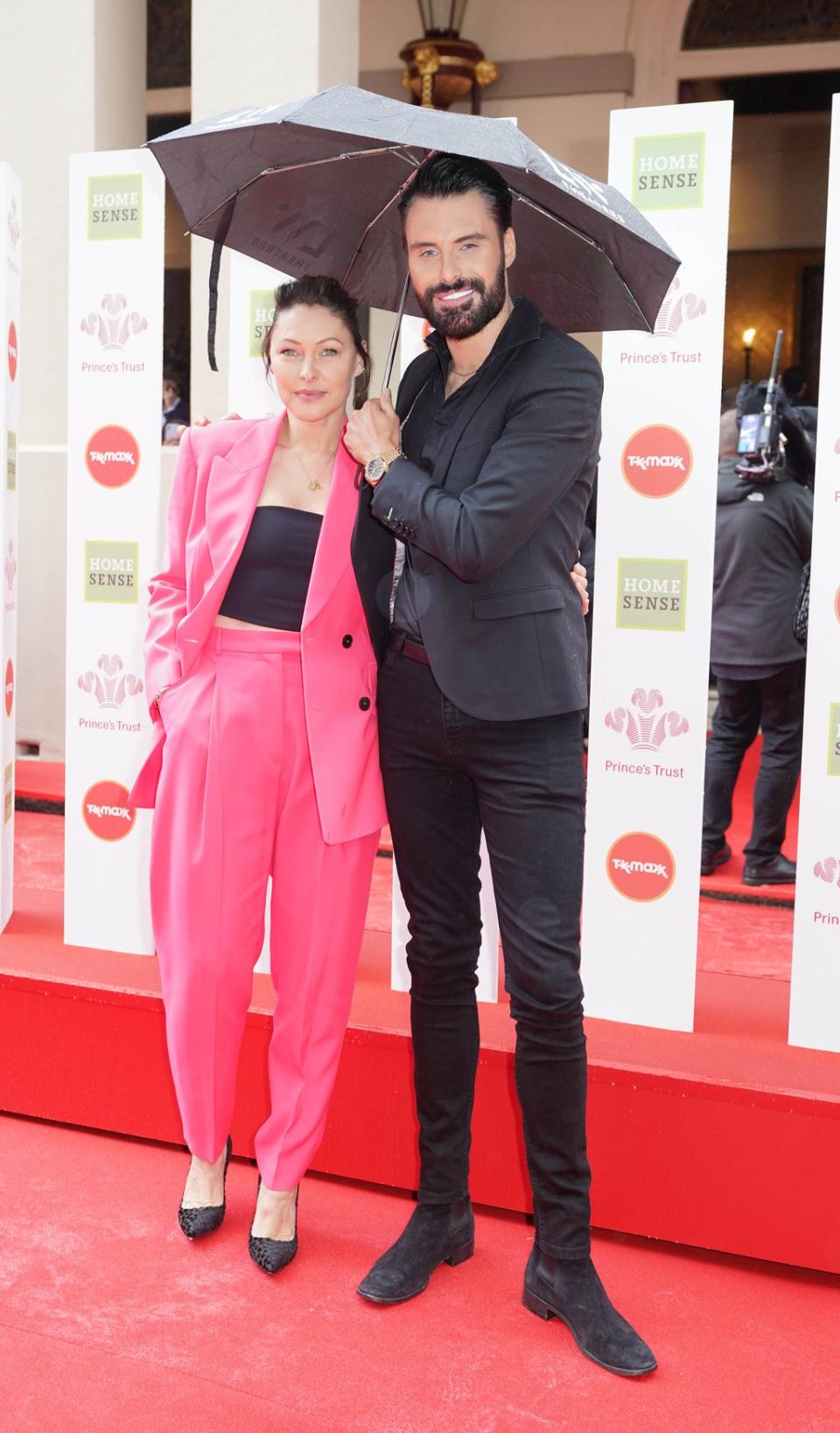 Emma Willis and Rylan Clark at the Theatre Royal, London (Yui Mok/PA) (PA Wire)