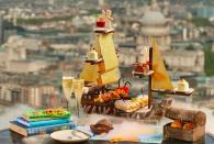 <p><strong>Best for: </strong>Afternoon tea with a view</p><p><strong>What:</strong> One word: magical. The Shard has launched a Peter Pan-themed afternoon tea served at Aqua on level 31 of London’s iconic pointy, all-glass building with 360˚ degree city views. </p><p>It’s very theatrical, with dry ice swirling round a custom-made tea stand inspired by Captain Hook’s pirate ship the Jolly Roger. Food’s equally as creative and includes a chicken sandwich with crispy bacon wrapped in paper denoting the four Lost Boy Rules and scones hidden in a treasure chest with coconut clotted cream. Look out for Tinker Bell-shaped cookies sprinkled with gold and a bowl of jelly with a gummy crocodile hidden inside. </p><p>There’s even a Fairy cocktail containing absinthe and gold dust if you fancy something stronger than tea. Best of all, £2 from each tea goes to Great Ormond Street Hospital Charity. </p><p><strong>How much:</strong> From £52pp</p><p><a class="link " href="https://www.the-shard.com/restaurants/aquashard/" rel="nofollow noopener" target="_blank" data-ylk="slk:BOOK NOW;elm:context_link;itc:0;sec:content-canvas">BOOK NOW</a></p>