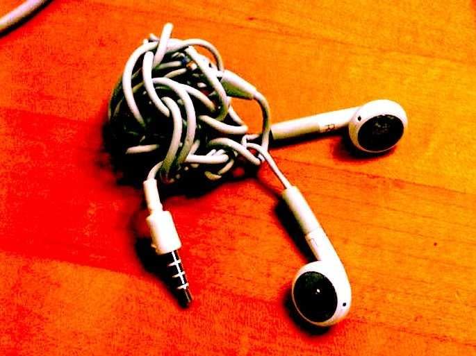 tangled earbuds earphones iphone